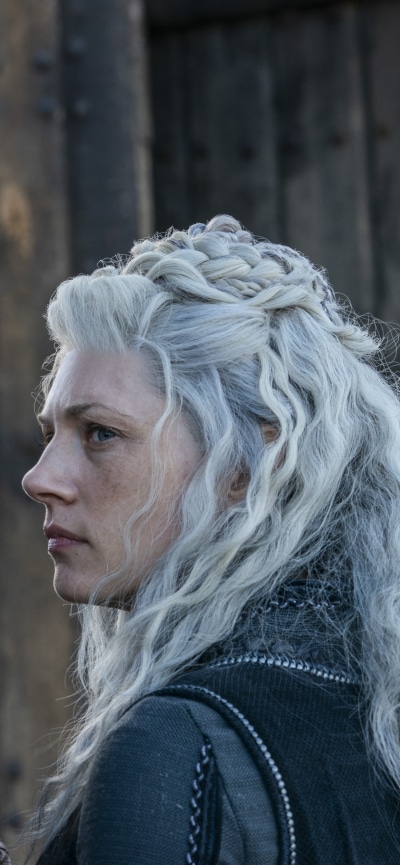 TV Show Vikings, Lagertha (Vikings), Katheryn Winnick, 1242x2688