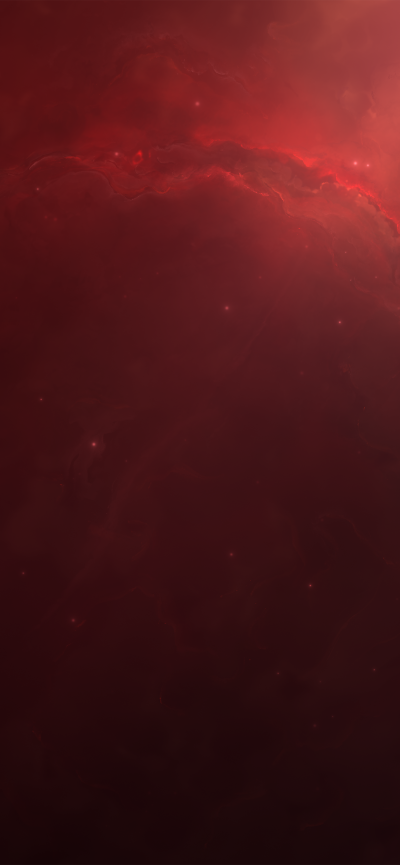 Sci Fi Nebula, Red, Stars, Space, 1242x2688