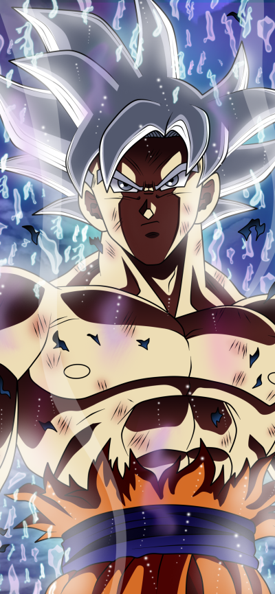 Anime Dragon Ball Super, Goku, Ultra Instinct (Dragon Ball), 1242x2688