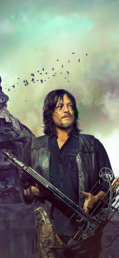 TV Show The Walking Dead, Daryl Dixon, Norman Reedus, 1242x2688