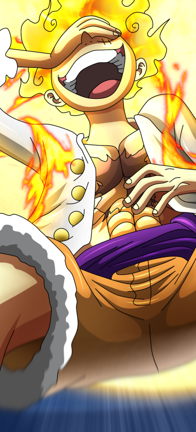 Anime One Piece, Gear 5 (One Piece), Monkey D. Luffy, 1228x2700