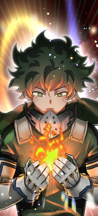 Anime My Hero Academia, Izuku Midoriya, 1228x2700