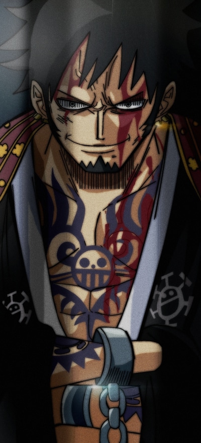 Anime One Piece, Trafalgar Law, 1228x2700