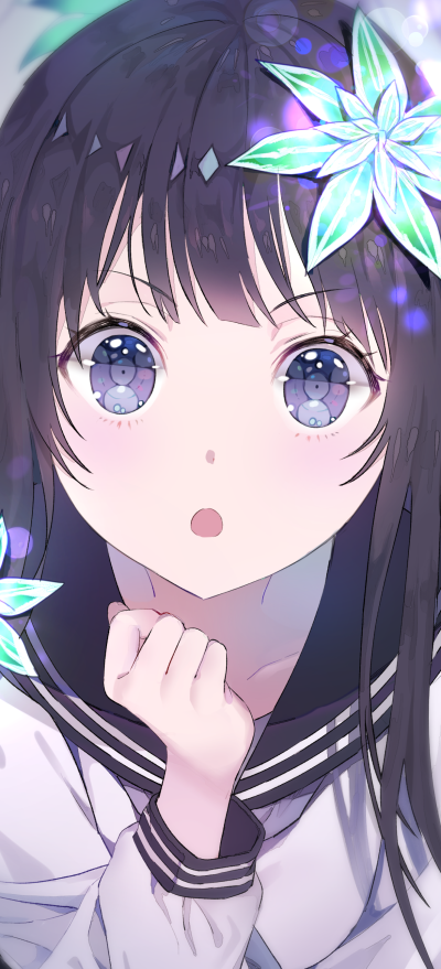 Anime Hyouka, Eru Chitanda, 1228x2700