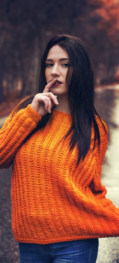 Women Model, Black Hair, 1228x2700