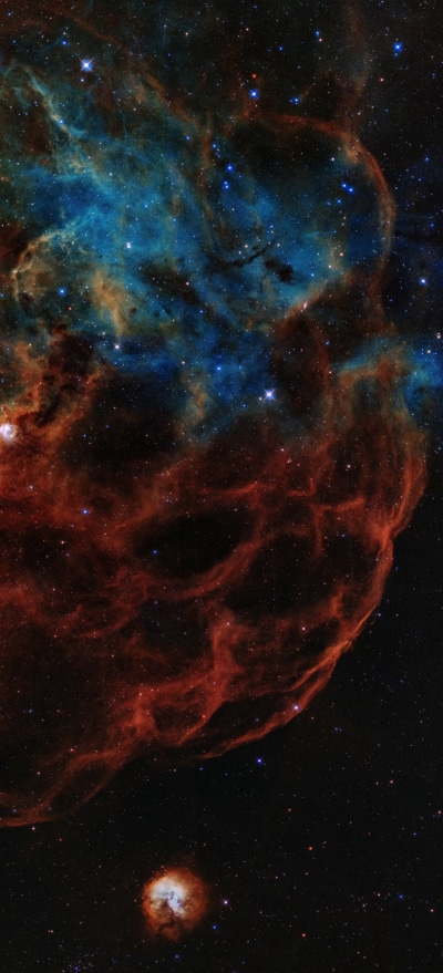 Sci Fi Nebula, Space, Stars, 1228x2700