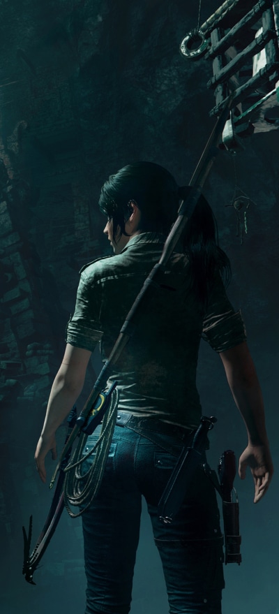 Video Game Shadow of the Tomb Raider, Lara Croft, 1228x2700
