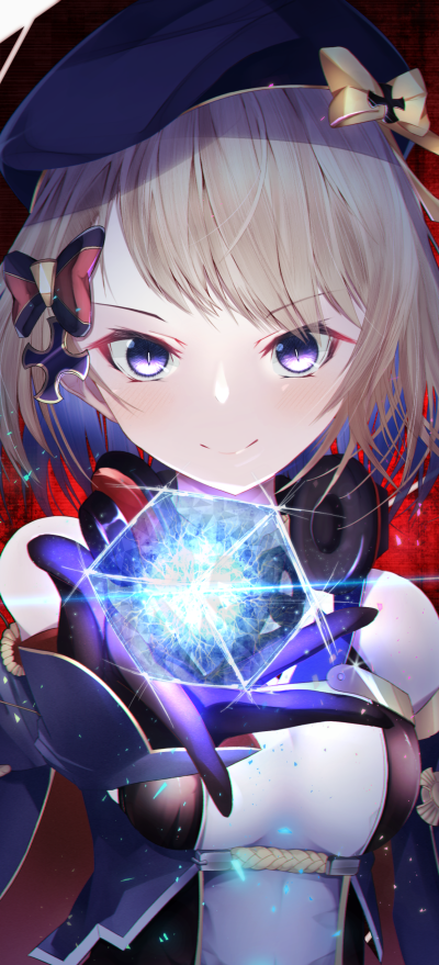 Anime Azur Lane, Z23 (Azur Lane), Blonde, Purple Eyes, 1228x2700