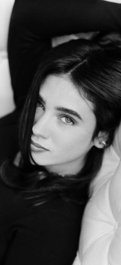 Celebrity Jennifer Connelly, American, Actress, Black and White, 1228x2700
