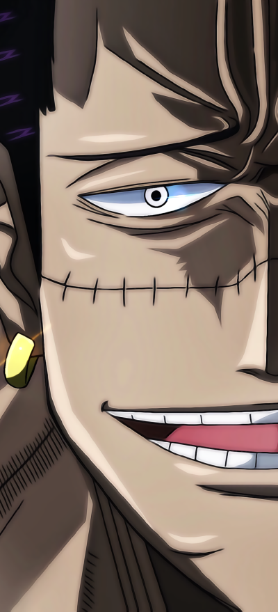 Anime One Piece, Crocodile (One Piece), 1228x2700