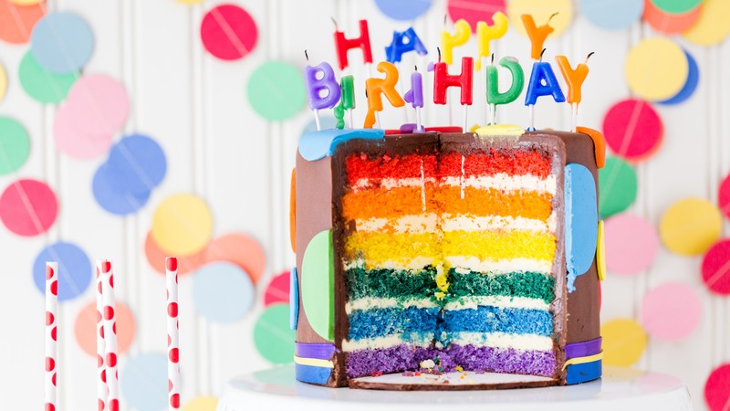 birthday cake, receipt, 4K