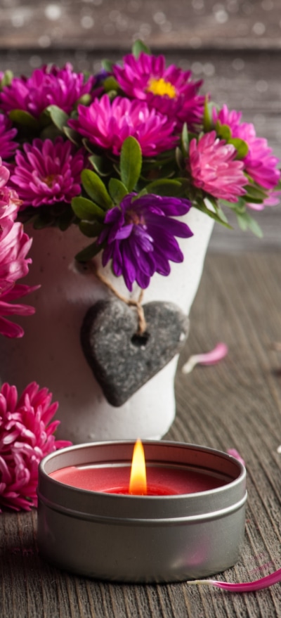 Photography Candle, Pink Flower, Still Life, Flower, 1228x2700
