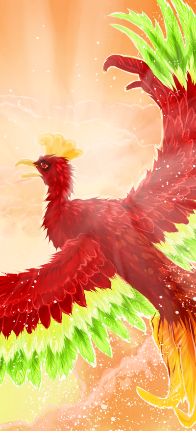 Video Game Pokémon, Ho-oh (Pokémon), 1228x2700