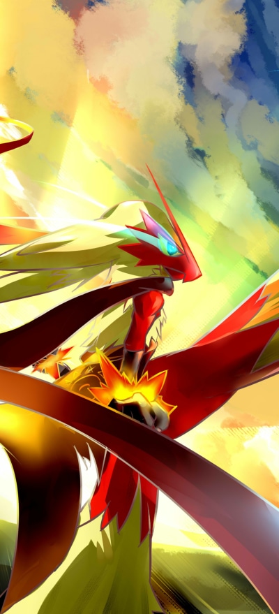 Anime Pokémon, Blaziken (Pokémon), 1228x2700