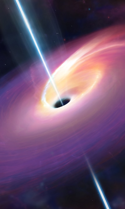 Sci Fi Black Hole, Accretion Disk, Space, 1200x2000