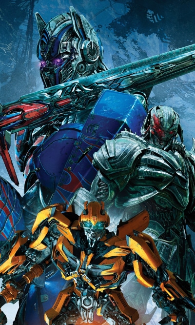 Movie Transformers: The Last Knight, Bumblebee (Transformers), Optimus Prime, Megatron, 1200x2000