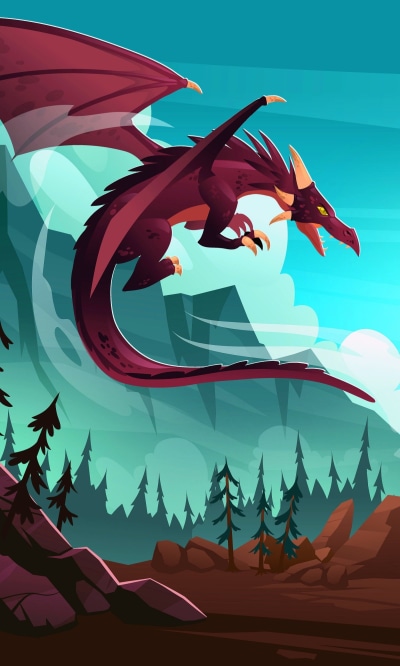 Fantasy Dragon, 1200x2000