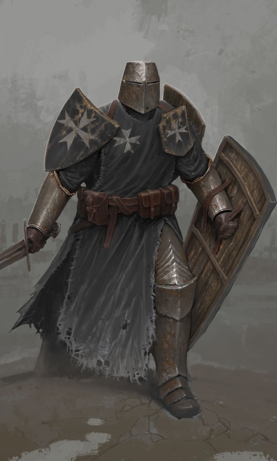 Fantasy Knight, Warrior, Armor, 1200x2000