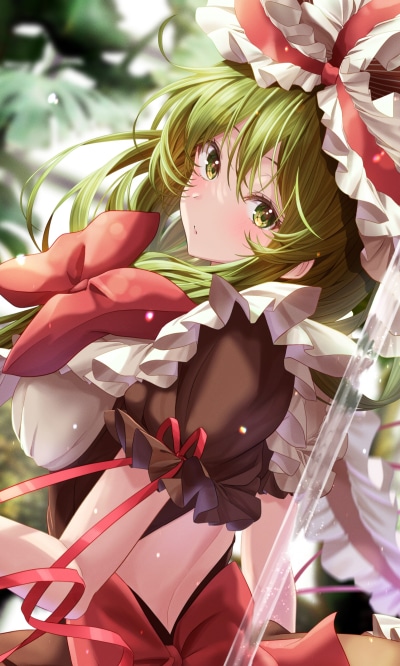 Anime Touhou, Hina Kagiyama, 1200x2000
