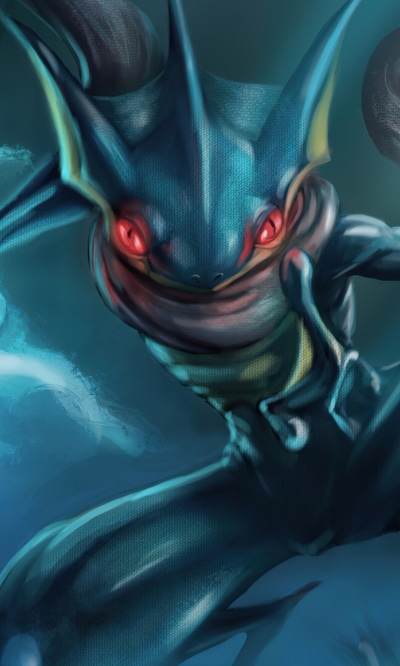 Anime Pokémon, Greninja (Pokémon), 1200x2000