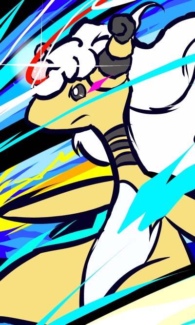 Video Game Pokémon, Mega Evolution (Pokémon), Ampharos (Pokémon), 1200x2000
