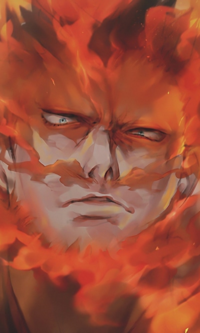 Anime My Hero Academia, Endeavor (Boku No Hero Academia), Enji Todoroki, 1200x2000