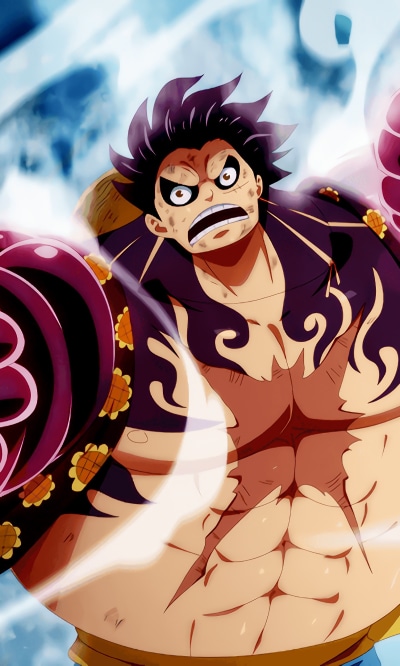Anime One Piece, Gear Fourth, Monkey D. Luffy, 1200x2000