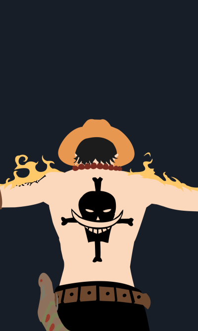 Anime One Piece, Portgas D. Ace, 1200x2000