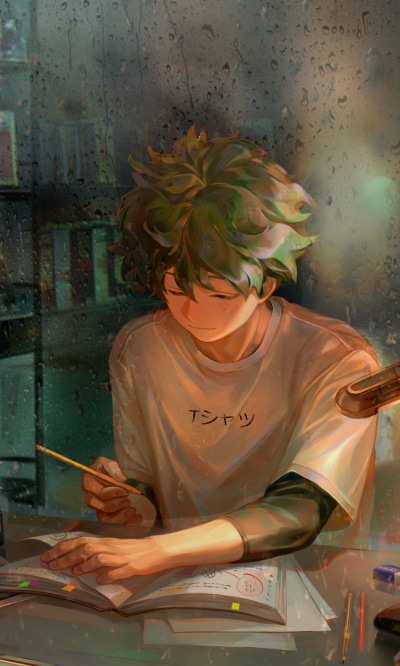 Anime My Hero Academia, Izuku Midoriya, 1200x2000