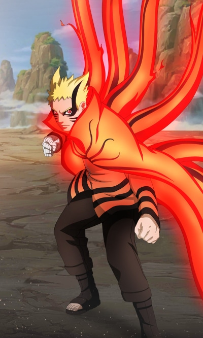 Anime Boruto, Naruto Uzumaki, Baryon Mode (Naruto), 1200x2000