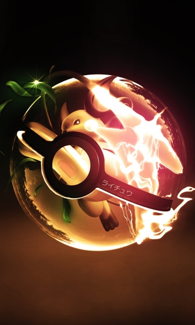 Anime Pokémon, Pokeball, Raichu (Pokémon), 1200x2000