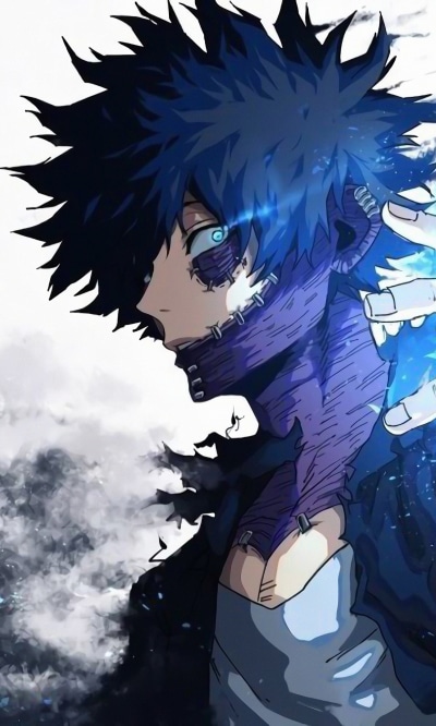 Anime My Hero Academia, Dabi (Boku No Hero Academia), Blue Eyes, Black Hair, Scar, 1200x2000