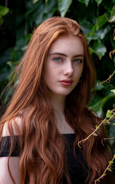 Women Model, Long Hair, Redhead, Blue Eyes, 1200x1920