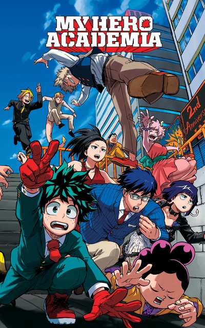 Anime My Hero Academia, Hanta Sero, Eijiro Kirishima, All Might, Fumikage Tokoyami, Denki Kaminari, 1200x1920