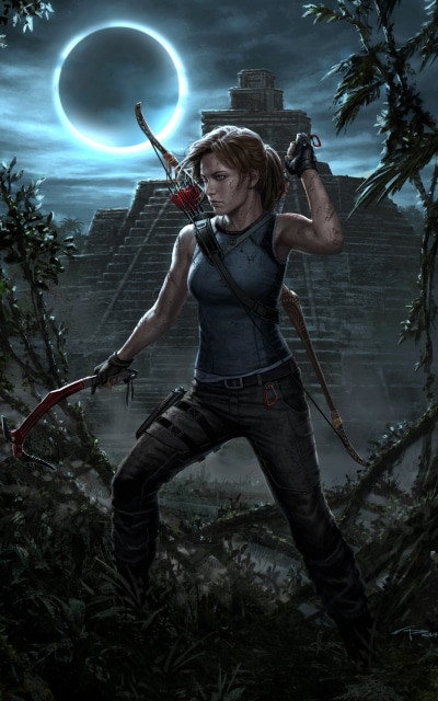 Video Game Shadow of the Tomb Raider, 1200x1920