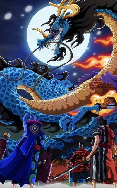 Anime One Piece, Ashura Doji, Denjiro (One Piece), Kawamatsu (One Piece), Kaido (One Piece), Inuarashi (One Piece), 1200x1920
