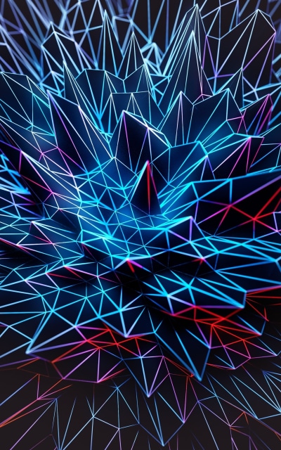 Abstract Light, Triangle, 1200x1920