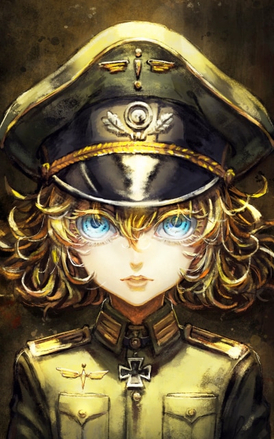 Anime Youjo Senki, Short Hair, Military Uniform, Hat, Blue Eyes, Tanya Degurechaff, 1200x1920