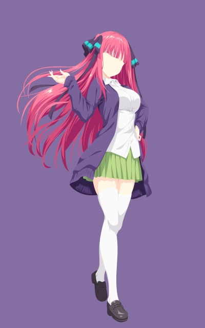 Anime The Quintessential Quintuplets, Nino Nakano, 1200x1920