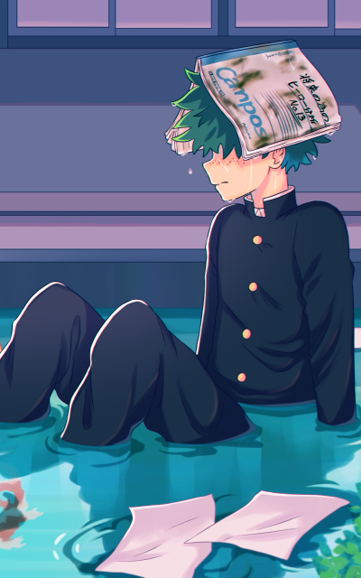 Anime My Hero Academia, Izuku Midoriya, 1200x1920