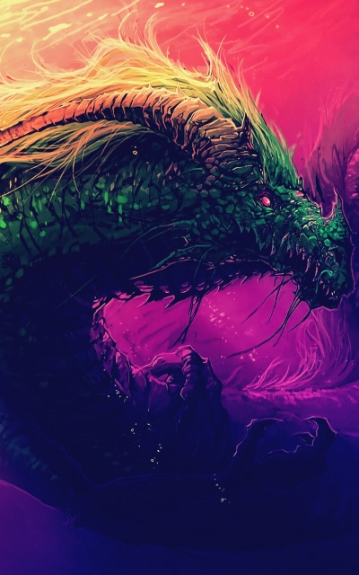 Fantasy Dragon, Water, 1200x1920