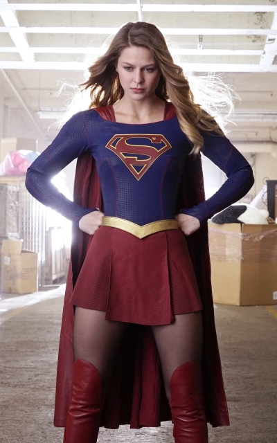 TV Show Supergirl, DC Comics, Melissa Benoist, Skirt, Cape, Thigh Boots, 1200x1920