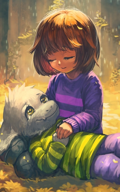 Video Game Undertale, Asriel (Undertale), Frisk (Undertale), 1200x1920