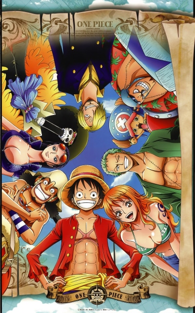 Anime One Piece, Brook (One Piece), Calendar, Nami (One Piece), Franky (One Piece), Monkey D. Luffy, 1200x1920