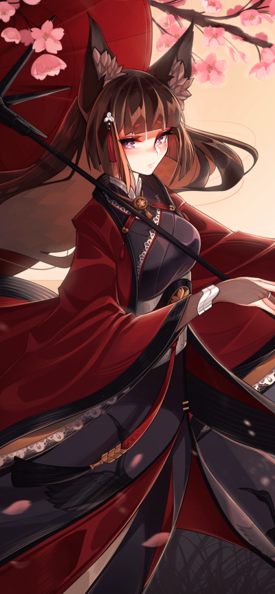 Anime Azur Lane, Amagi (Azur Lane), 1170x2532