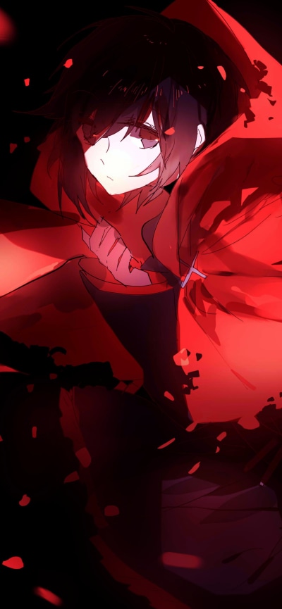 Anime RWBY, Ruby Rose (RWBY), 1170x2532