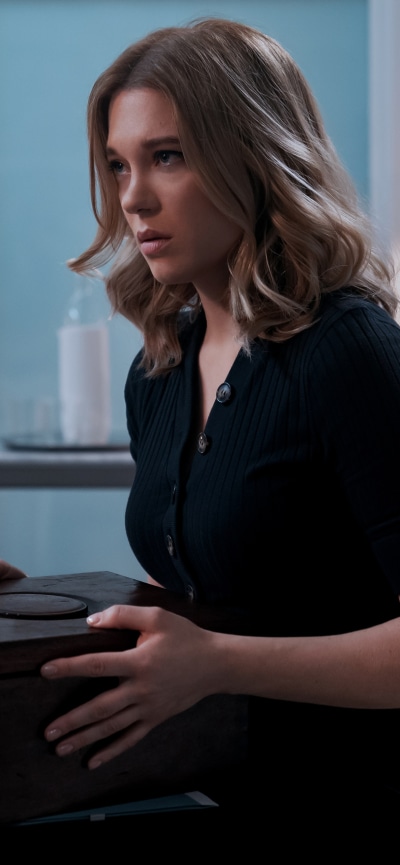 Movie No Time to Die, Madeleine Swann, Léa Seydoux, 1170x2532