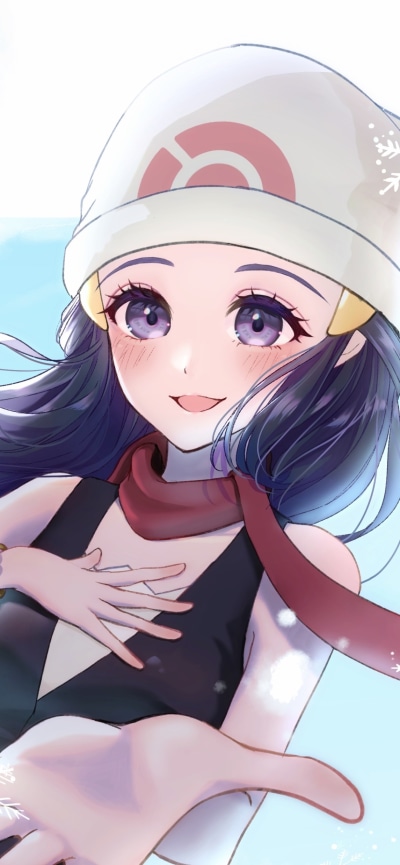 Anime Pokémon, Dawn (Pokémon), 1170x2532