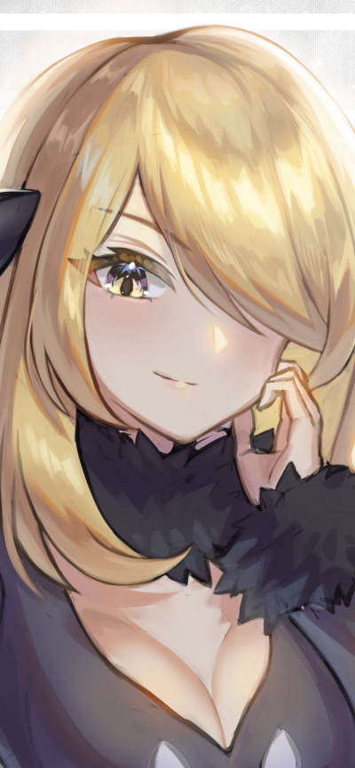 Anime Pokémon, Cynthia (Pokémon), 1170x2532