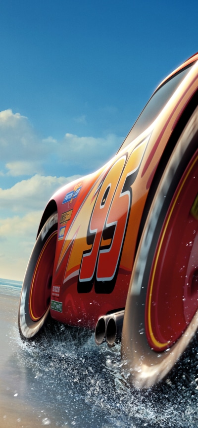 Movie Cars 3, Pixar, Lightning McQueen, 1170x2532